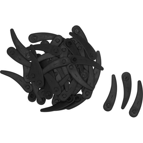 Lames De Coupe En Plastique, Outils De Coupe Dentelée, Accessoires De Coupe Gazon De Jardin, 100 Pièces