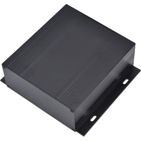 Boîtier De Jonction Électrique Intégré En Alliage D'Aluminium, 47 X 133 X 120 Mm, Noir Mat
