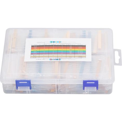 Kit De Résistances À Film Métallique, 1450 Pièces, 1/4w, 1 À 1m Ohm, Assortiment Pour L'Industrie Électronique