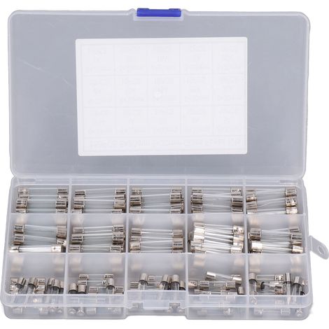 Kit Assorti De 150 Fusibles En Verre Et En Alliage Pour Appareils Ménagers (15 Modèles Différents)