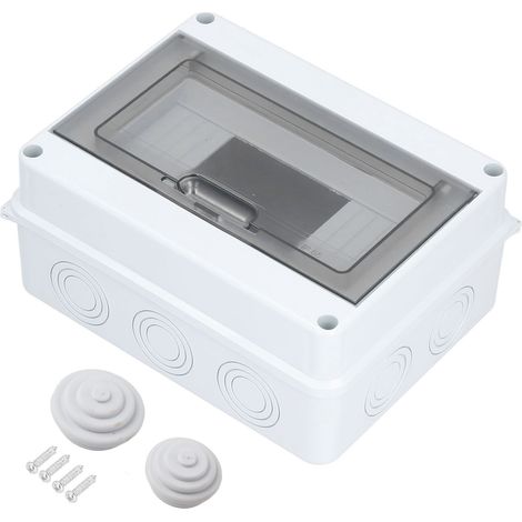 Boîtier De Protection De Distribution Électrique Transparent En Plastique Pour Disjoncteur Extérieur À 8 Voies