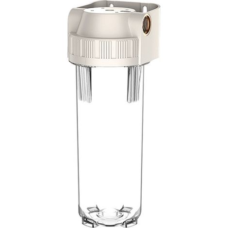 Cartouche De Filtre À Eau, Bouche En Laiton, Bouteille Transparente Antidérapante Pour Filtration Pré-grossière, Boîtier De 10 Pouces