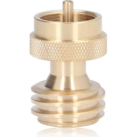 Adaptateur De Réservoir De Propane, Petite Valve De Recharge En Laiton, Convertisseur De Gaz Pour Le Camping