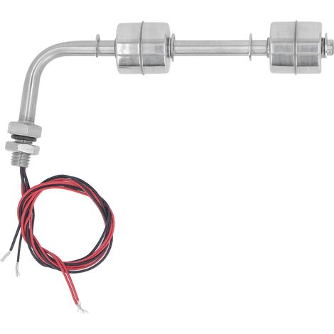 Capteur De Niveau D'Eau En Acier Inoxydable, Contrôleur De Commutateur De Flotteur Liquide Pour Pompe De Piscine, Aquarium Étang Ac Dc 0 110v