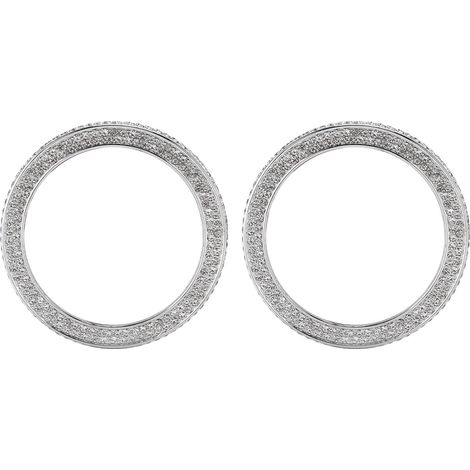 Garnitures De Boutons De Climatisation, 2 Pièces, Anneaux De Décoration De Remplacement Pour Mercedes Benz Gle M Glk Sl Gls Slk