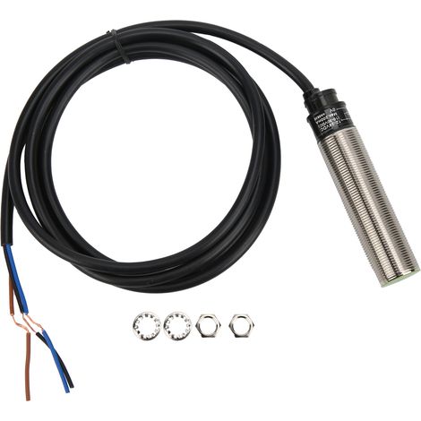 Capteur De Proximité Berm Prl18-5dn, Cylindrique, 3 Fils, Avec Détection De No, 10-30 V Cc.
