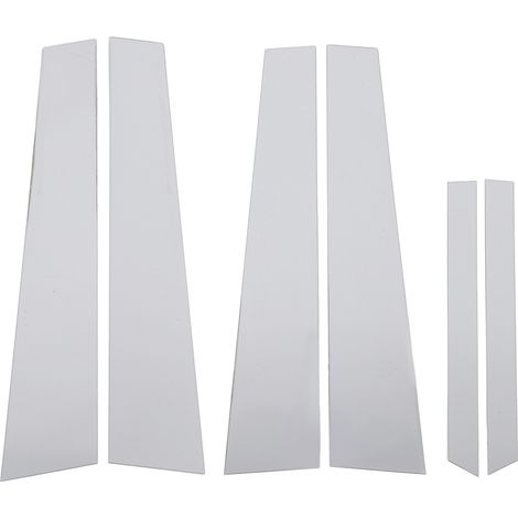 Lot De 6 Enjoliveurs De Montant De Porte Chromés, Finition Miroir, Résistants Aux Intempéries, Pour Mercedes-benz Classe S W220 (1998-2006)