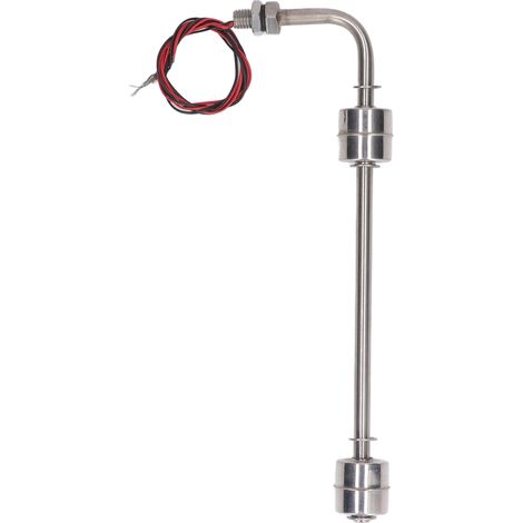 Interrupteur De Contrôle De L'Eau Flottante, Capteur De Niveau De Liquide À Double Point En Acier Inoxydable Ac Dc 0-110v