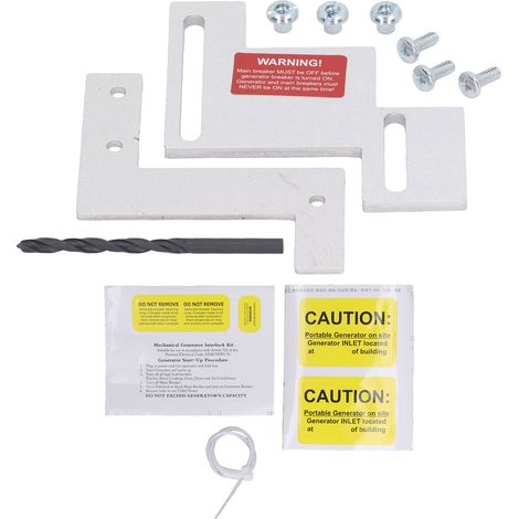Kit De Verrouillage De Générateur, Espacement De 1 À 1/4 À 1 À 1/2 Pour Panneaux Cutler Hammer Challenger 150a 200a