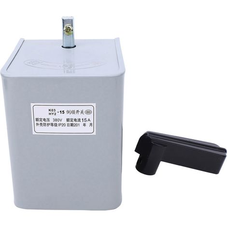 Inverseur Cw Ccw Avec Boîtier En Fer Pour Système Triphasé 50 Hz Ca Hy2-15/hy2-30/hy2-60(hy2-15)