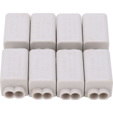Kit De 8 Connecteurs De Fils En T, Borniers À Vis, 400 V, 60 A, Zk-1306