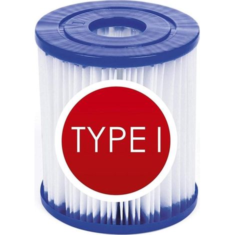 Cartouche Filtre Piscine Type I 58381 - Compatible Flowclear - Polyester Lavable Ø78mm H88mm - Nettoyage Eau Spa