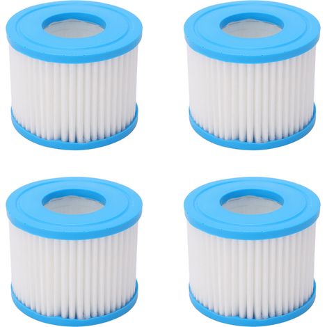 Cartouche De Filtre Spa - Polyuréthane - 104x52x80mm - Lot De 4 Rechanges Pour Pompe Piscine Et Spa, Filtration Efficace