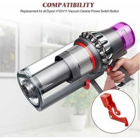 Aiperq – Interrupteur À Gâchette De Rechange Pour Aspirateur Dyson V10 V11 – Lot De 2 Pièces – Matériau Renforcé Pour Durabilité Accrue