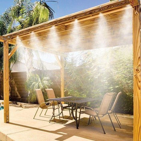 10-m-außensprühnebelsystem – 70 Bar Druck – Kühlt Bis Zu 10 °c – Einfache Und Individuell Anpassbare Installation – Shop-story