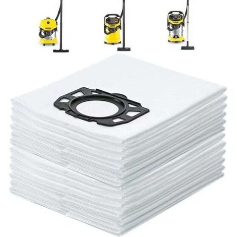 10er-pack Staubsaugerbeutel Für Wd4, Wd5, Wd6, Mv4, Mv5, Mv6 – Waschbare Staubsaugerbeutel