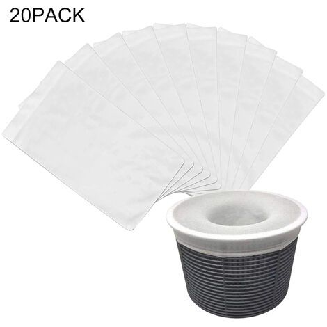 Lot De 10/20/30 Chaussettes De Skimmer En Nylon Haute Élasticité (20 Pièces), Filet De Filtration Pour Piscine Enterrée
