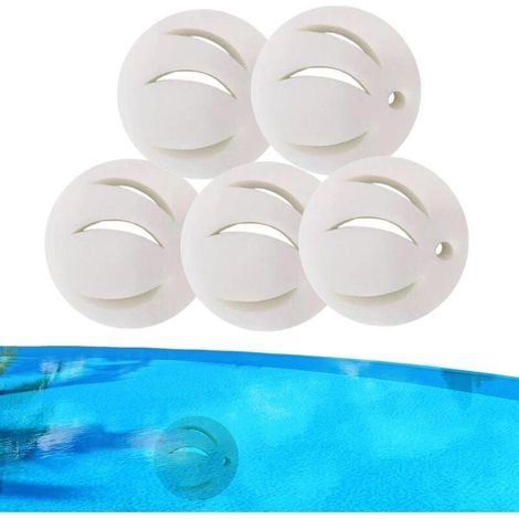 Lot De 5 Éponges Absorbantes D'Huile Pour Piscine - Filtre De Piscine - Boule Éponge Absorbant L'Huile Pour Piscines, Baignoires, Spas