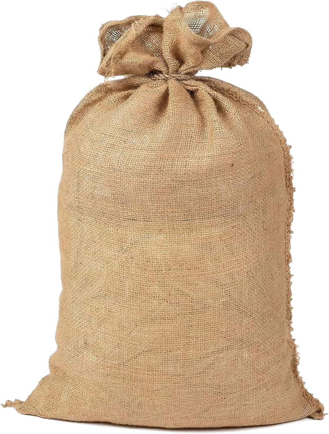 Natur-jutebeutel – 1 Stück – Jutefaser – Atmungsaktiv Und Wiederverwendbar – Lebensmittelaufbewahrung Und Gartenarbeit – 52 X 74 Cm