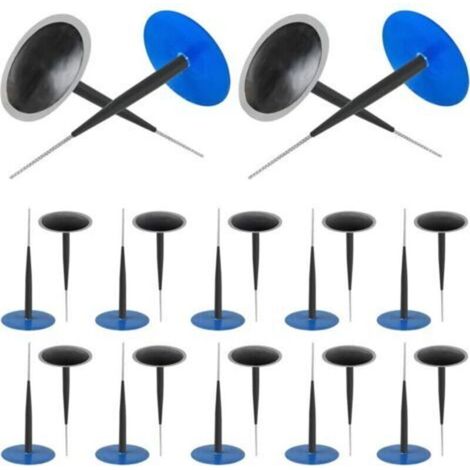 24-teiliges Reifenreparaturset, Pilz-gummiflicken, 6 Mm X 51 Mm Umwickelter Ventilschaft, Tubeless-reifenstopfen, Für Auto, Motorrad, Fahrrad