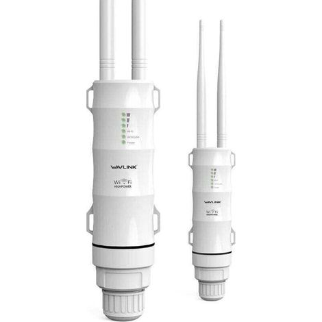 Wavlink Ac600 Hochleistungs-wlan-repeater Für Den Außenbereich Mit Poe/dualband 2,4+5 Ghz/2 Antennen Für Große Reichweite