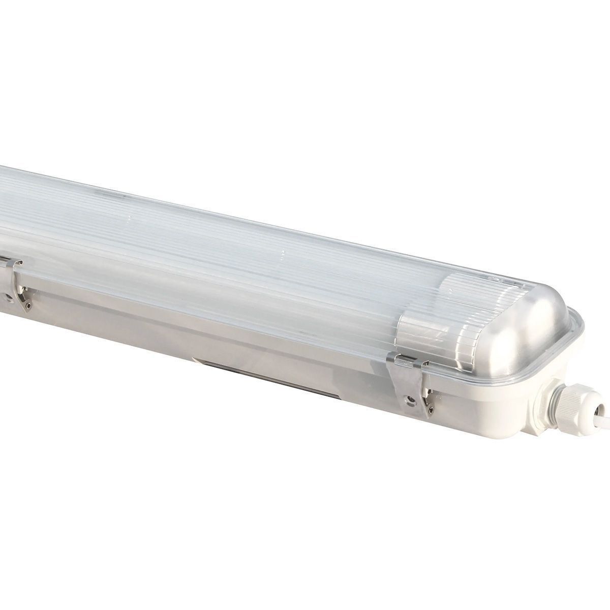 Costa 2 X 120 Cm Cct 3-farben Led-neonröhren-set + Ip65 Wasserdichtes Gehäuse