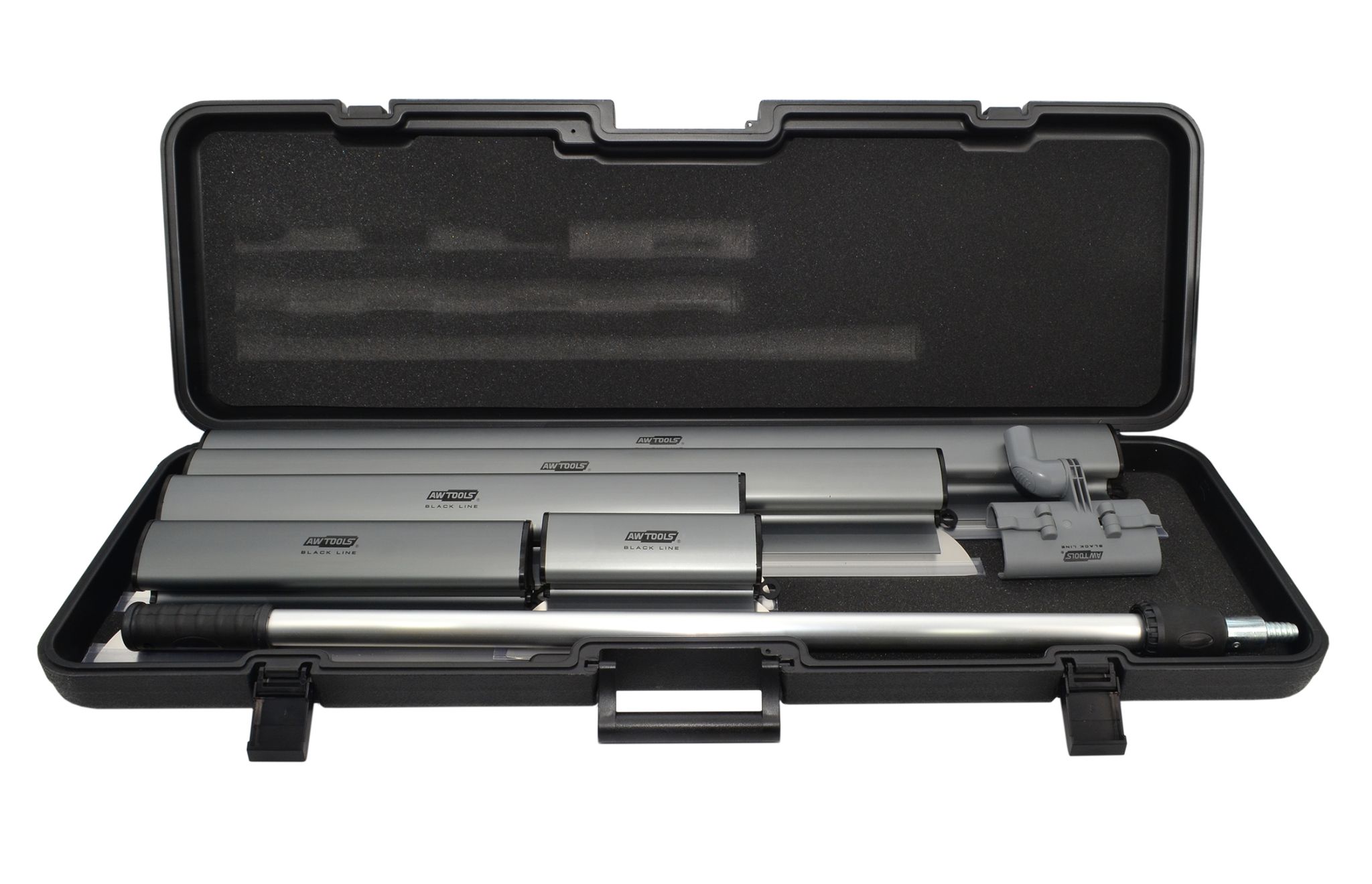 Set Aus 7 Aluminium-spachtelmassen Zum Verputzen Im Koffer Von Awtools