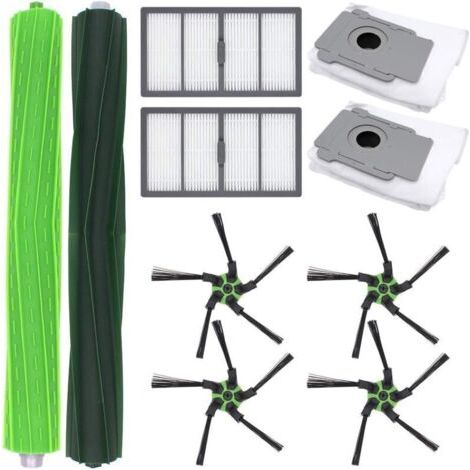 Pièces De Rechange Pour Irobot Roomba S9 S9+ Aspirateur Robot - 2 Filtres, 4 Brosses Latérales, 2 Sacs, 1 Jeu De Brosses En Caoutchouc