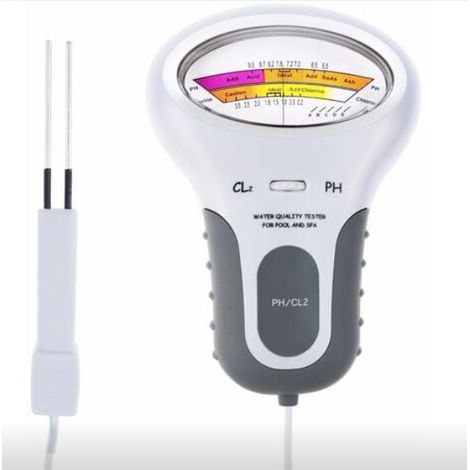 Pc102, Nouveau Testeur De Qualité De L'Eau De Piscine (cl2 Et Ph) Pour La Mesure Des Résidus De Chlore.
