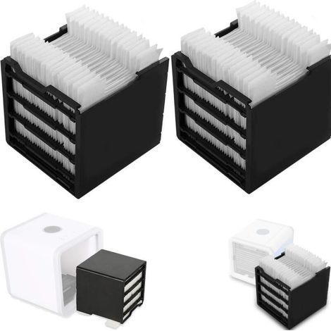 Bunthaus Pa Lot De 2 Filtres De Remplacement Pour Refroidisseur D'Air Taille 12x11.2x11.5 Cm Filtration Avancée Installation Rapide En 2 Min