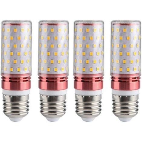 Bunthaus Pa 4er-pack E27 12w 220v Led-lampen, Fassungen Für Tischlampen, Kronleuchter, Notbeleuchtung, Naturweiß