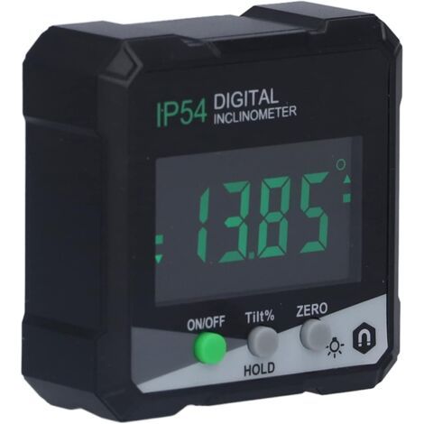Bunthaus Pa Aiperq Inclinomètre Numérique Rapporteur Jauge De Niveau Détecteur D'Angle Détecteur D'Angle Lcd Magnétique 360 ​​°