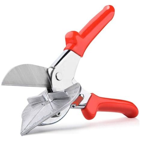 Bunthaus Pa Aiperq Cisaille D’angle À Mitre Cisailles À Onglets Multi-angles De 45 À 135 Degrés Cisaillement De Joint Pince Coupante À Onglet Pour Coupe-liège Bandes Plastique Ou Conduites D'Eau Plast