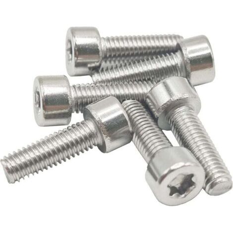 Bunthaus Pa 6 Stück Torx-schrauben M5-0 8x16mm Vielzahnschrauben, Kompatibel Mit Stihl Fs55 Fs110 Fs130 Fs160 Fs180 Fs200 Fs220 Fs240 Fs250