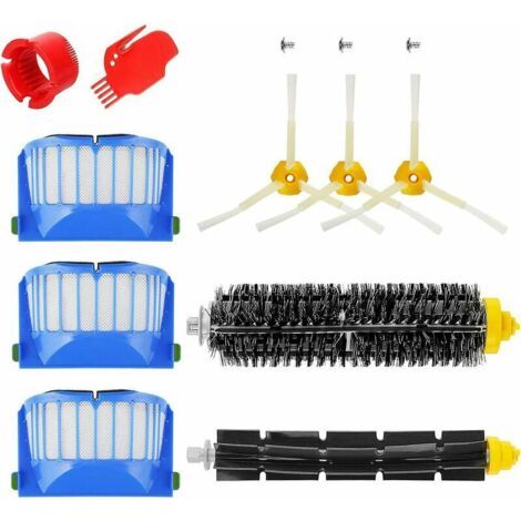 Bunthaus Pa Juego De Accesorios Para Irobot Roomba Serie 600 671 692 694 697 698 650 651 660 690 Piezas De Repuesto De Rollo De Filtro De Cepillo De Escoba