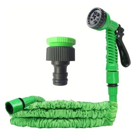Bunthaus Pa Tuyau D'Arrosage Extensible 30m – Flexible 7 Modes De Pulvérisation – Résistant À L'Abrasion Et Aux Fuites – Pour Lavage De Voiture - 100ft