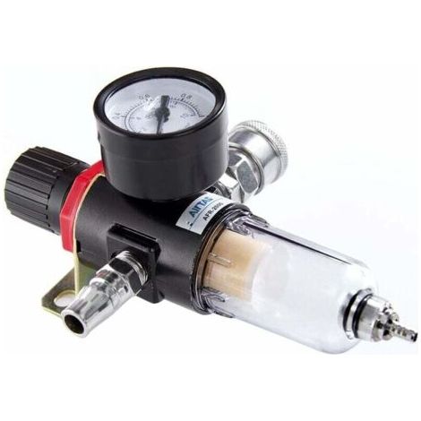 Bunthaus Pa Aiperq Filtre Régulateur Pour Air Comprimé 1/4" - Anti-humidité - Lubrificateur