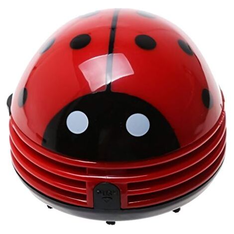 Bunthaus Pa Mini Aspirateur De Table Électrique,mini Aspirateur A Main Collecteur De Poussière Forme De Coccinelle Bureau