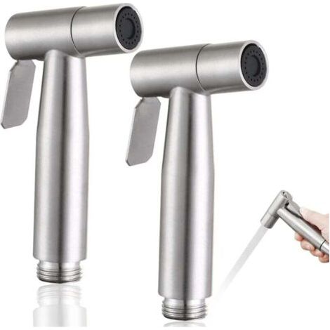 Bunthaus Pa 2-teiliges Bidet-sprühgerät, Handbrause Für Die Toilette, Bidet-sprühgerät-set Aus Edelstahl, Sprühgeräte Für Persönliche Hygiene Und Toilette – Grosses Gewicht