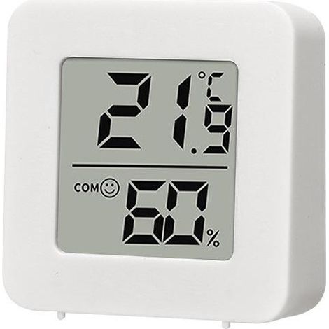 Petit Hygromètre Numérique D'Intérieur, Hygromètre Numérique Lcd, Mini Hygromètre D'Intérieur, Moniteur De Température, Hygromètre Pour Le Confort De La Maison Et Du Bureau