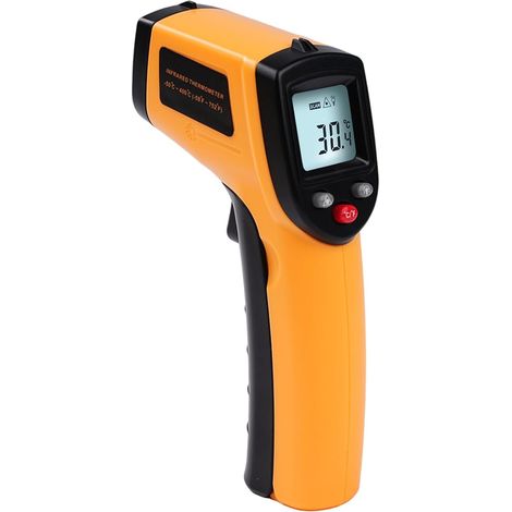 Thermomètre Infrarouge, Thermomètre Laser Numérique Pour La Cuisson Des Grillades Thermomètre Sans Contact -50°c～400°c Pour Les Congélateurs Système De Chauffage Pas Pour Les Humains