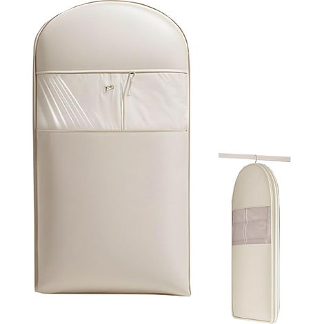 Sacs À Vêtements À Suspendre Avec Fermeture Éclair Auto-compression Organiseurs De Placard Rangement Sous Vide Aspirateur Pour Manteau En Duvet Sacs De Rangement Sous Vide (moyen)