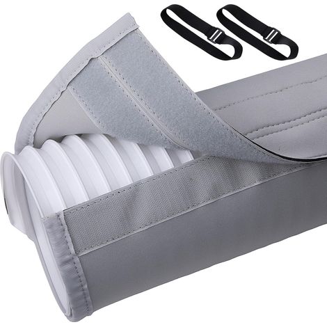 150×50 Cm Couvercle De Tuyau De Climatisation Portable - Isolation Tuyau Climatiseur Manchon - Housse Tuyau Climatiseur Mobile, Facile À Installer