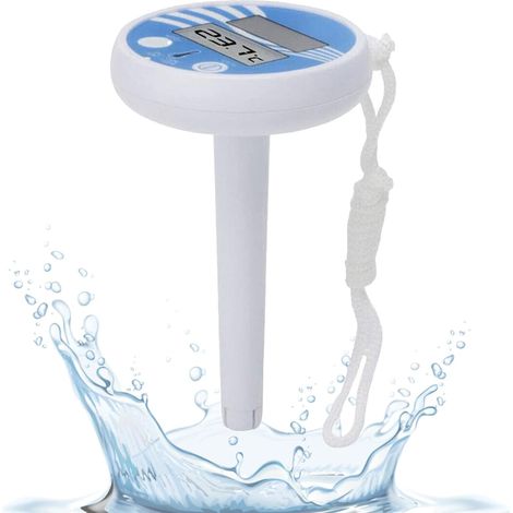 Thermomètre De Piscine Thermomètre Numérique Thermomètre À Température À Énergie Avec De Ficelle Pour Piscine Spa Pang De Bain À Remous