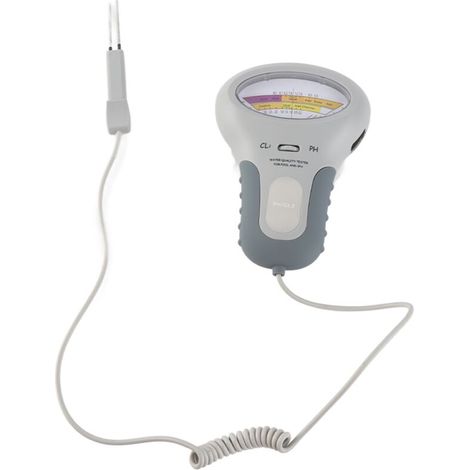 Ej.life – Testeur De Chlore Et Ph 2 En 1 Pour Piscine Et Spa – Portable Avec Aiguille – Rallonge Télescopique Flexible – Fonctionne Avec Pile Aa - Life 2 En