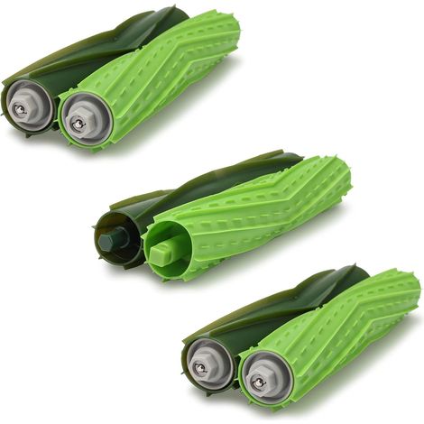 Kit De 3 Brosses Rouleaux De Rechange Compatible Irobot Roomba J7/j7+/i3/i3+/i6+/i7/i7+/e5/e6/e7 - Accessoires Aspirateur Robot Pour Séries I, E & J