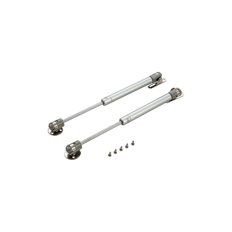 Set Bestehend Aus 2 Gasfedern, Soft-close-scharnieren, Spielzeugkistenscharnieren, Hebegriffen, Deckelstützen (150 N/33 Lb/15 Kg)