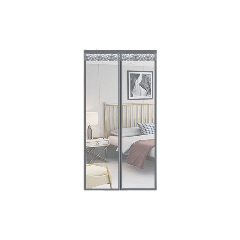 Selbstschließendes Magnetisches Moskitonetz, 100 X 220 Cm (grau)