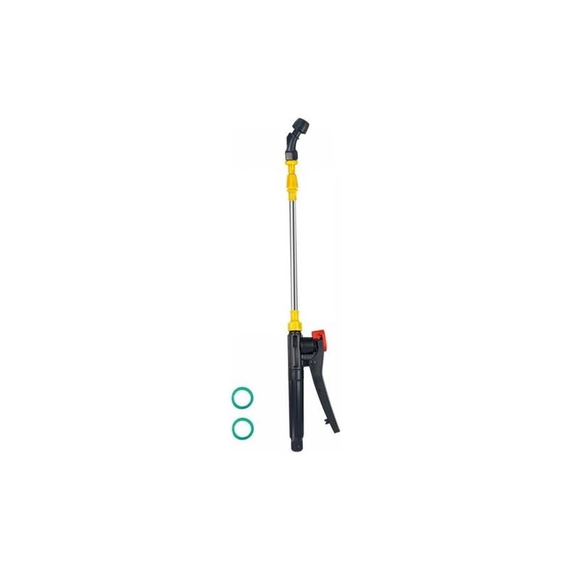 Teleskoplanze Und Düse Aus Edelstahl, 45–80 Cm Lang, Für Sprühgeräte, Garten-, Landwirtschafts- Und Reinigungszubehör, Mit Einer Einzigen Gebogenen Düse.