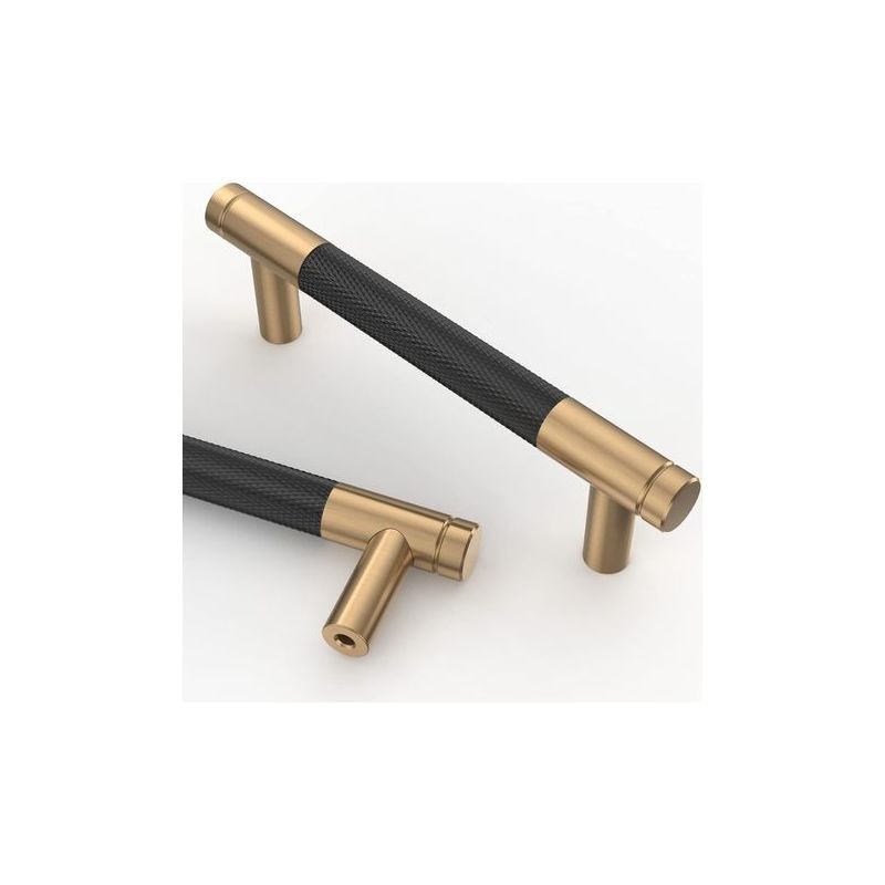 10 Stück Küchenschrankgriffe In Schwarz Und Gold, 96 Mm, Goldlegierung, Inklusive Schrauben. Ideal Für Büros, Schubladen, Schränke Und Kommoden. Artikelnummer: Uk0026.